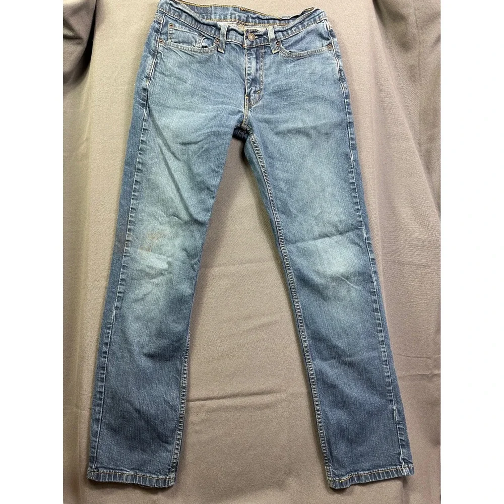 Levis 514 Straight Fit Jeans Men's W30 L32‎ Medium Wash Blue Denim Pants